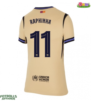 Barcelona Raphinha Belloli #11 Bortatröja Kvinnor 2025-26 Kortärmad